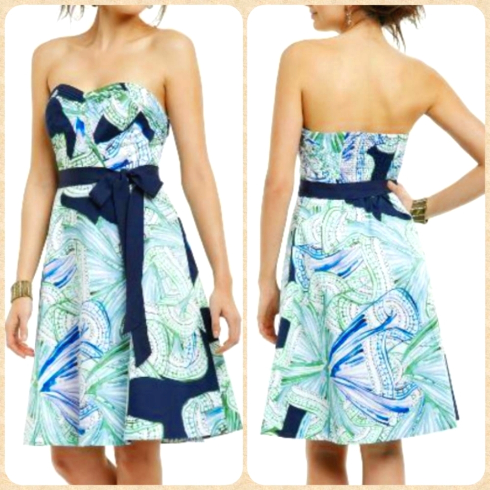🆕Anthropologie🌷Vintage Moulinette Soeurs Strapless Dress